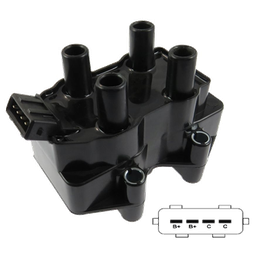 [29GC4250] BOBINA ENCENDIDO PEUGEOT 405 CITROEN DFM TIPO MESA 4 P GC4250 SD-3049