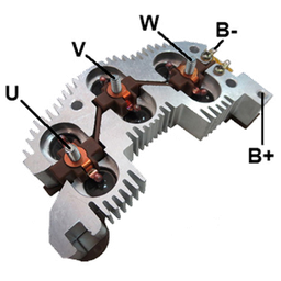 [07GA1798] RECTIFICADOR 22SI 160AM 6X50A HEAVY DUTY (GA205 GA209) 10511353 TIPO DELCO